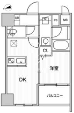 ウィーブベース大森 602 間取り図
