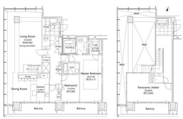 松竹スクエアレジデンス 2008 間取り図