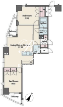 ＭＦＰＲ代々木タワー 1501 間取り図