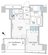 マイタワーレジデンス 1204 間取り図
