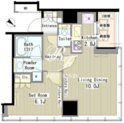 マイタワーレジデンス 1701 間取り図