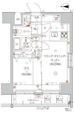 アルテシモクルセ 204 間取り図