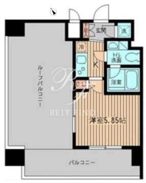レジディア大森 1402 間取り図