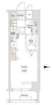 アーバネックス秋葉原イースト2 401 間取り図