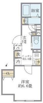 プラティーク中野坂上 302 間取り図
