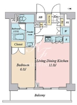 プライマル大森 701 間取り図