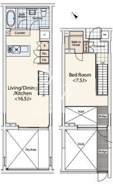 カスタリア初台2 106 間取り図
