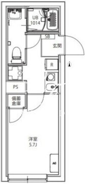 シティーウォーク御殿山グランデ 103 間取り図