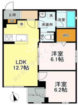 レジデンス練馬桜台 104 間取り図