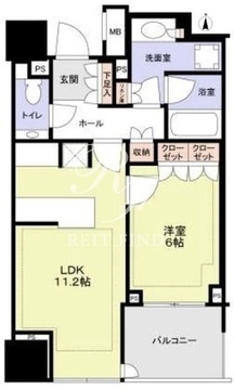 パークコートザ・三番町ハウス 207 間取り図