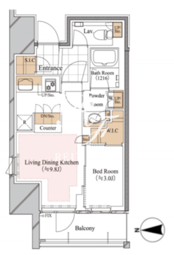 ブランシエスタ白山 1001 間取り図