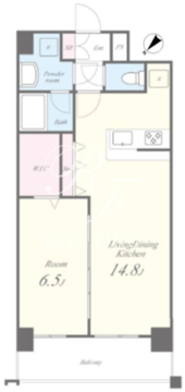 ベレッツァ文京 405 間取り図