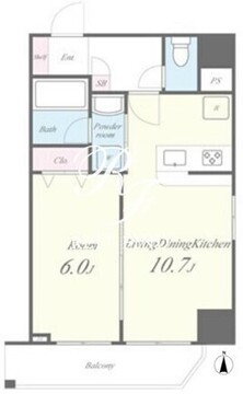ルッソアグランデ 403 間取り図