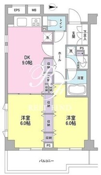リバーレ蒲田仲六郷 601 間取り図