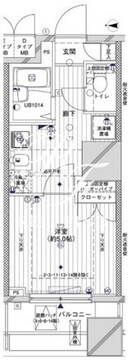 メインステージ両国 905 間取り図