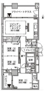 東雲キャナルコートCODAN 19-1401 間取り図