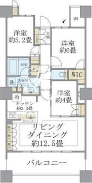 ブリリア有明スカイタワー 2825 間取り図
