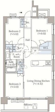 イノバスすみだ八広 108 間取り図
