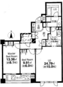 アパートメンツ東山 503 間取り図