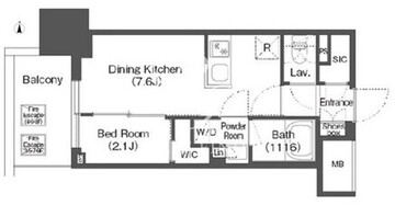 バウスステージ中野 908 間取り図