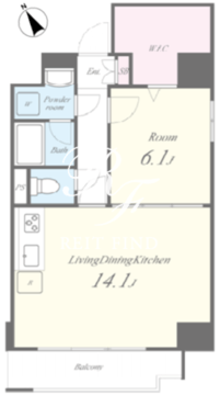 アンティエメゾン 404 間取り図