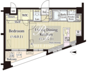 ミアカーサ2 401 間取り図
