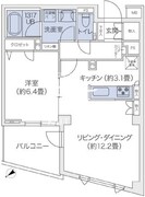 代官山ブレス鉢山 202 間取り図