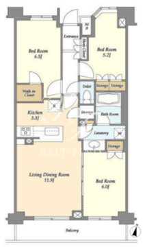 ブレス中野弥生町 210 間取り図