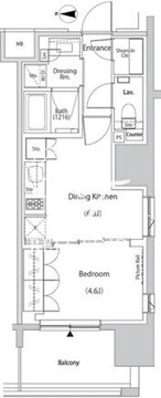ザ・パークハビオ目白タワー 705 間取り図