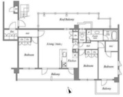 レジデンス渋谷富ヶ谷 701 間取り図