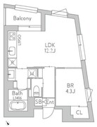 グランデュオ世田谷17 201 間取り図