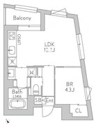 グランデュオ世田谷17 301 間取り図