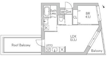 グランデュオ世田谷17 402 間取り図