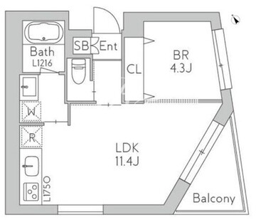 グランデュオ世田谷17 502 間取り図