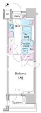 デュオメゾン品川戸越 703 間取り図