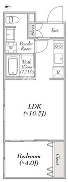 ミリアレジデンス南馬込 301 間取り図