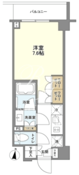 プレジリア柿の木坂 103 間取り図