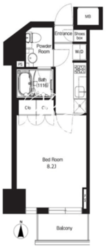 HF正光寺赤羽レジデンス2 202 間取り図
