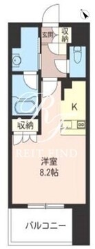 オーキッドレジデンス品川 209 間取り図