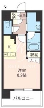 オーキッドレジデンス品川 702 間取り図