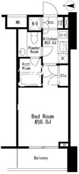 プライムアーバン用賀2 311 間取り図