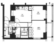 エスティメゾン中野 1002 間取り図