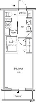 カーサスプレンディッド新宿御苑 302 間取り図
