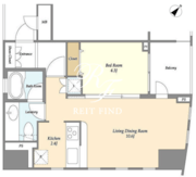 MG目黒駅前 501 間取り図