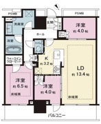 ザ・タワー十条 3316 間取り図