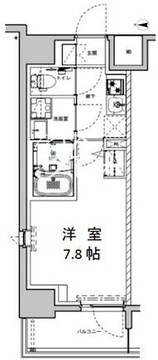 エスレジデンス板橋大山 501 間取り図