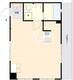 ワンルーフフラット西早稲田 1203 間取り図