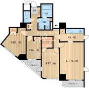 KDXレジデンス千駄木 803 間取り図