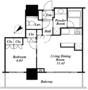 リエトコートアルクスタワー 1309 間取り図