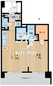 HF若林公園レジデンス 305 間取り図